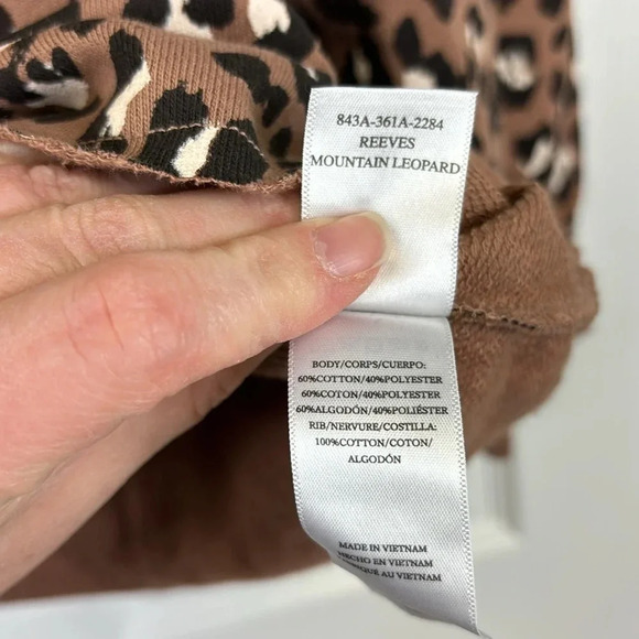 NWT Rails Reeves sweater in mountain leopard sz xs - Picture 10 of 13